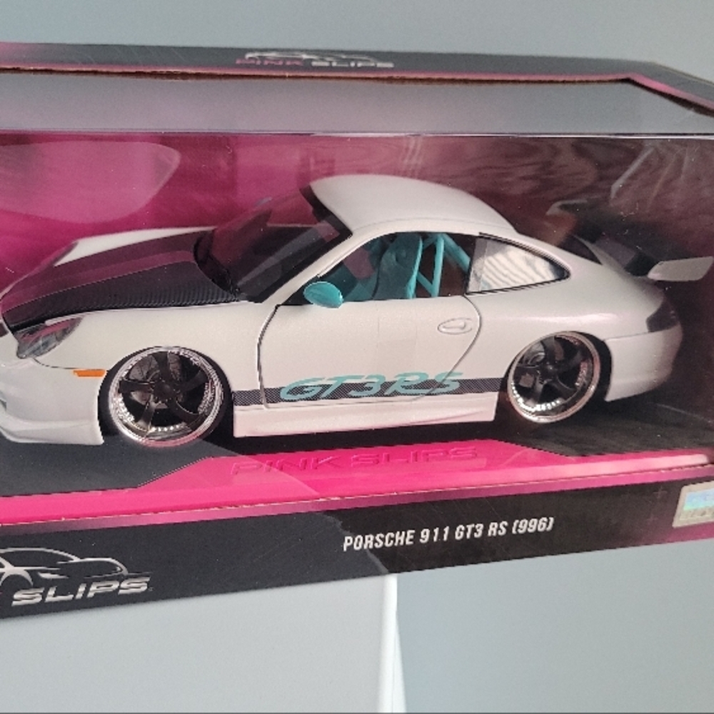 Porsche 911 GT3 RS (996) Kids Toy Car - White